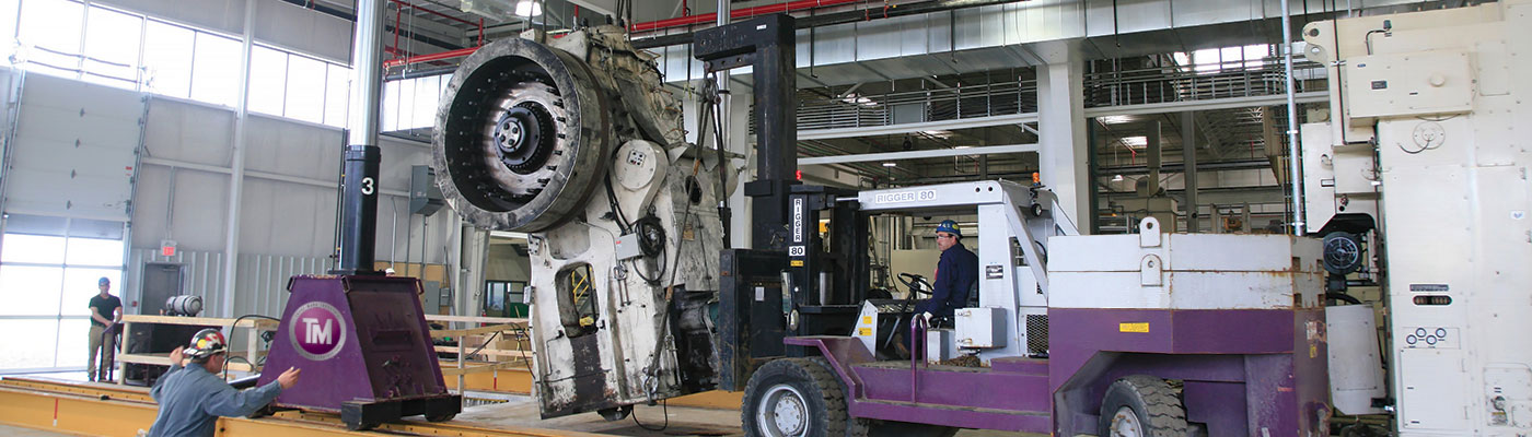 Heavy machine rigging.
